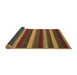 Sideview of Southwestern Brown Country Rug, con2190brn