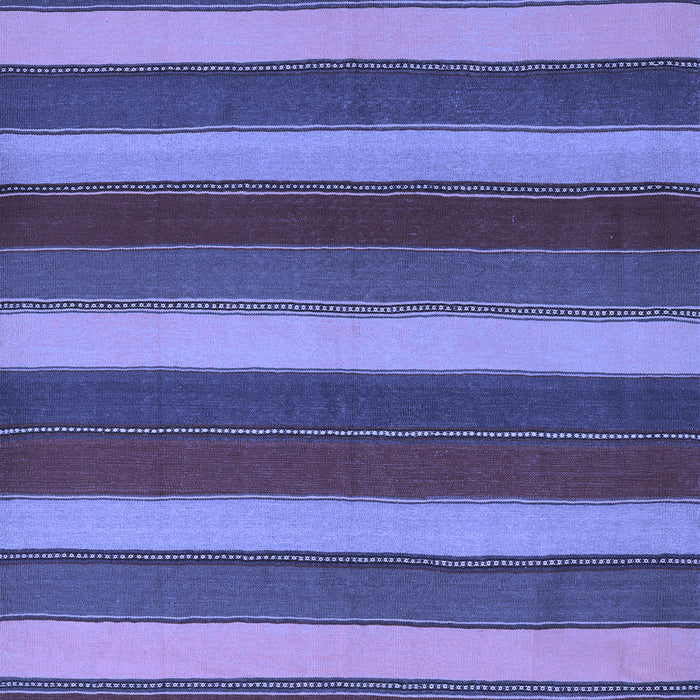 Machine Washable Southwestern Blue Country Rug, wshcon2190blu