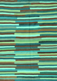 Southwestern Turquoise Country Rug, con2191turq