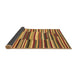 Sideview of Southwestern Brown Country Rug, con2191brn