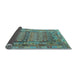 Sideview of Southwestern Light Blue Country Rug, con2192lblu