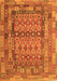 Southwestern Orange Country Rug, con2192org