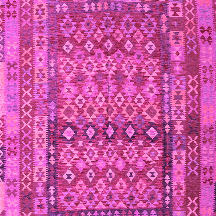 Machine Washable Southwestern Pink Country Rug, wshcon2192pnk