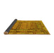 Sideview of Southwestern Yellow Country Rug, con2192yw