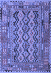 Southwestern Blue Country Rug, con2193blu