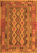 Southwestern Orange Country Rug, con2193org