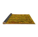 Sideview of Southwestern Yellow Country Rug, con2193yw