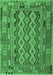 Southwestern Emerald Green Country Rug, con2193emgrn