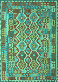 Southwestern Turquoise Country Rug, con2194turq