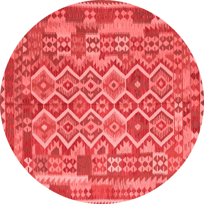 Machine Washable Southwestern Red Country Rug, wshcon2194red