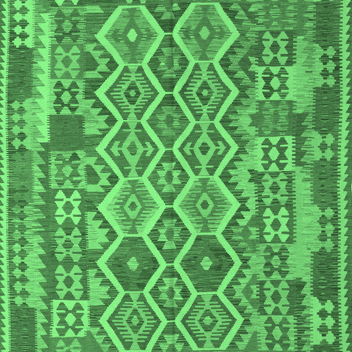 Southwestern Emerald Green Country Rug, con2194emgrn