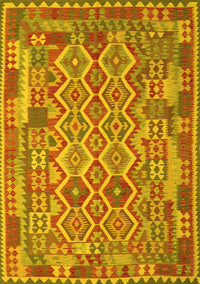 Southwestern Yellow Country Rug, con2194yw