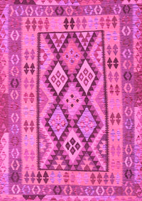 Abstract Pink Contemporary Rug, con2195pnk