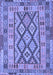 Machine Washable Abstract Blue Contemporary Rug, wshcon2195blu