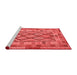 Contemporary Red Washable Rugs