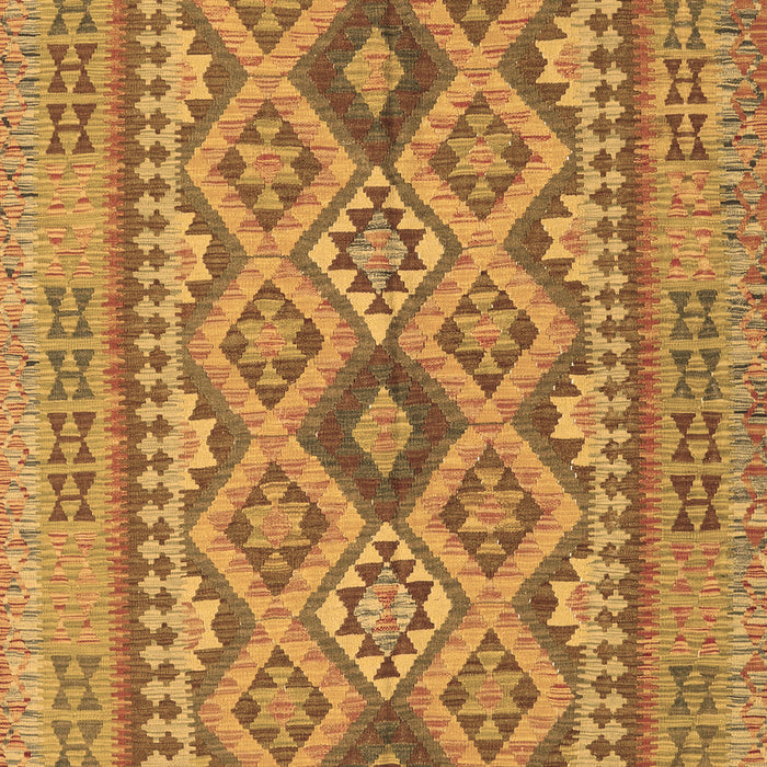 Machine Washable Oriental Brown Traditional Rug, wshcon2196brn