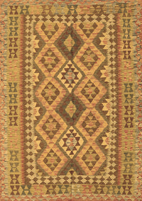 Oriental Brown Traditional Rug, con2196brn