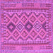 Square Oriental Purple Traditional Rug, con2196pur