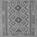 Serging Thickness of Oriental Gray Traditional Rug, con2196gry