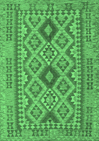 Oriental Emerald Green Traditional Rug, con2196emgrn