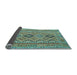 Sideview of Oriental Light Blue Traditional Rug, con2196lblu