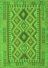 Oriental Green Traditional Rug, con2196grn