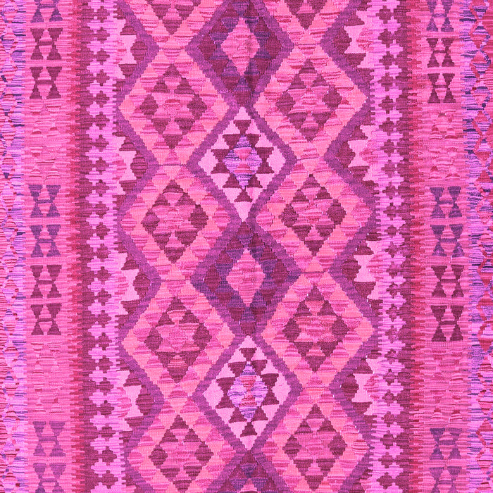 Machine Washable Oriental Pink Traditional Rug, wshcon2196pnk