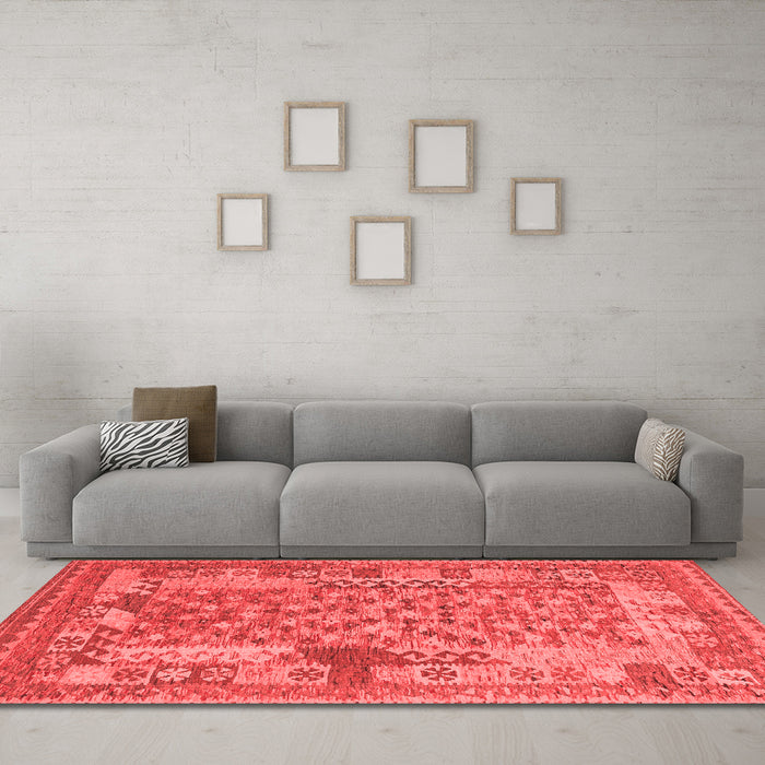 Traditional Red Washable Rugs