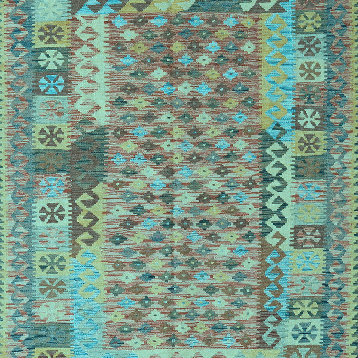 Oriental Light Blue Traditional Rug, con2197lblu