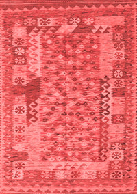 Oriental Red Traditional Rug, con2197red