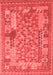 Oriental Red Traditional Area Rugs