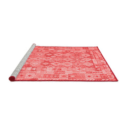 Country Red Washable Rugs