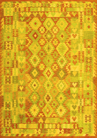 Southwestern Yellow Country Rug, con2198yw