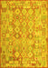 Southwestern Yellow Country Rug, con2198yw