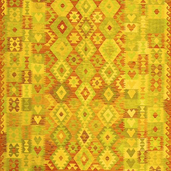 Southwestern Yellow Country Rug, con2198yw