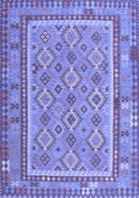 Southwestern Blue Country Rug, con2199blu