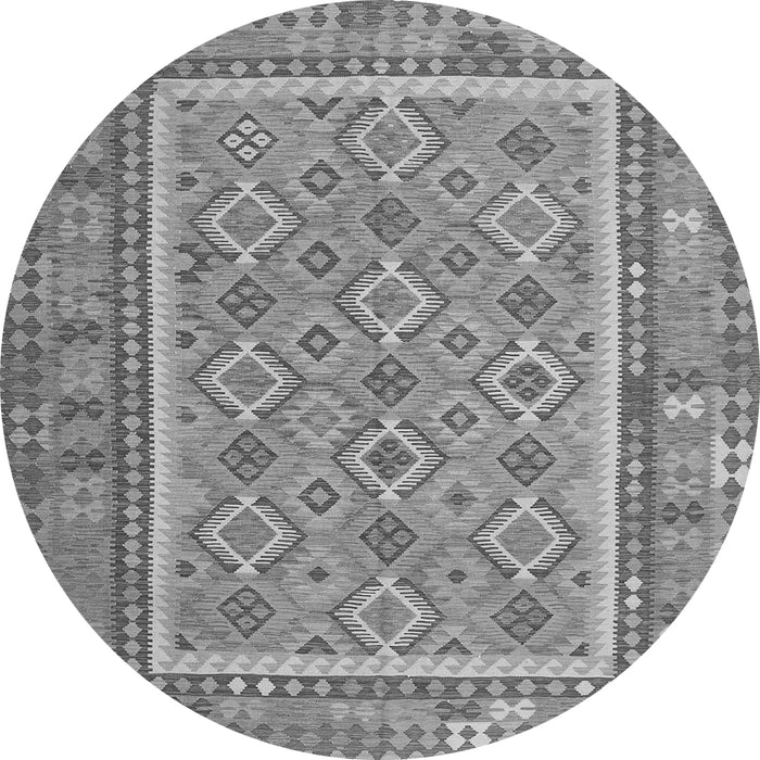 Machine Washable Southwestern Gray Country Rug, wshcon2199gry
