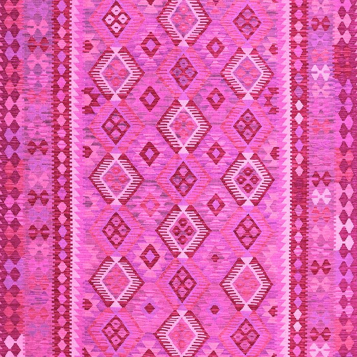 Machine Washable Southwestern Pink Country Rug, wshcon2199pnk