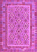 Machine Washable Southwestern Purple Country Area Rugs, wshcon2199pur