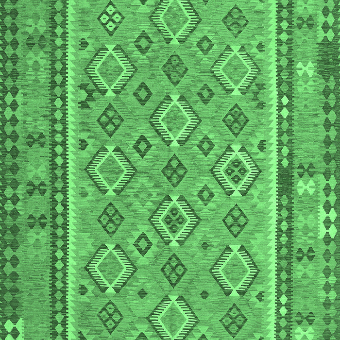 Southwestern Emerald Green Country Rug, con2199emgrn