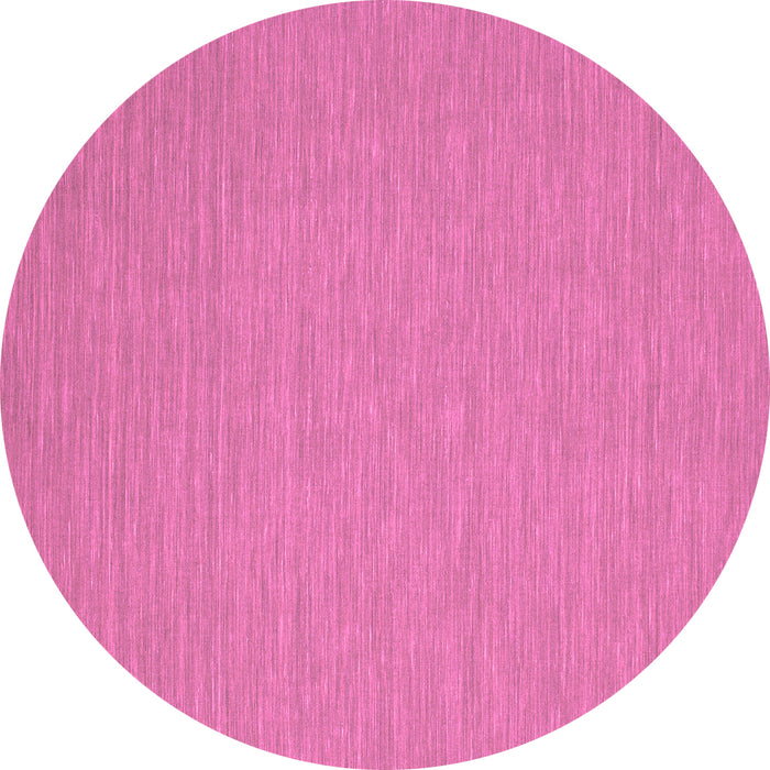 Round Abstract Pink Contemporary Rug, con219pnk