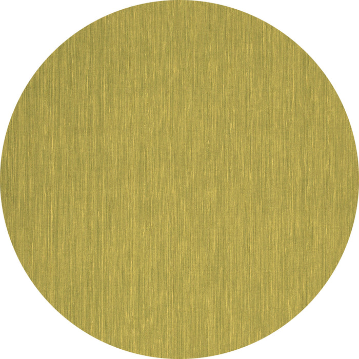 Round Abstract Brown Contemporary Rug, con219brn
