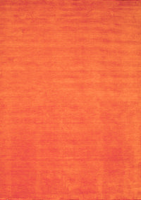 Abstract Orange Contemporary Rug, con21org