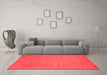 Contemporary Red Washable Rugs