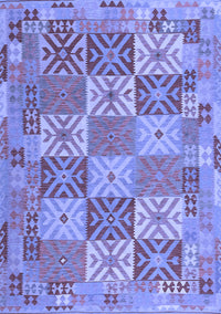 Southwestern Blue Country Rug, con2200blu