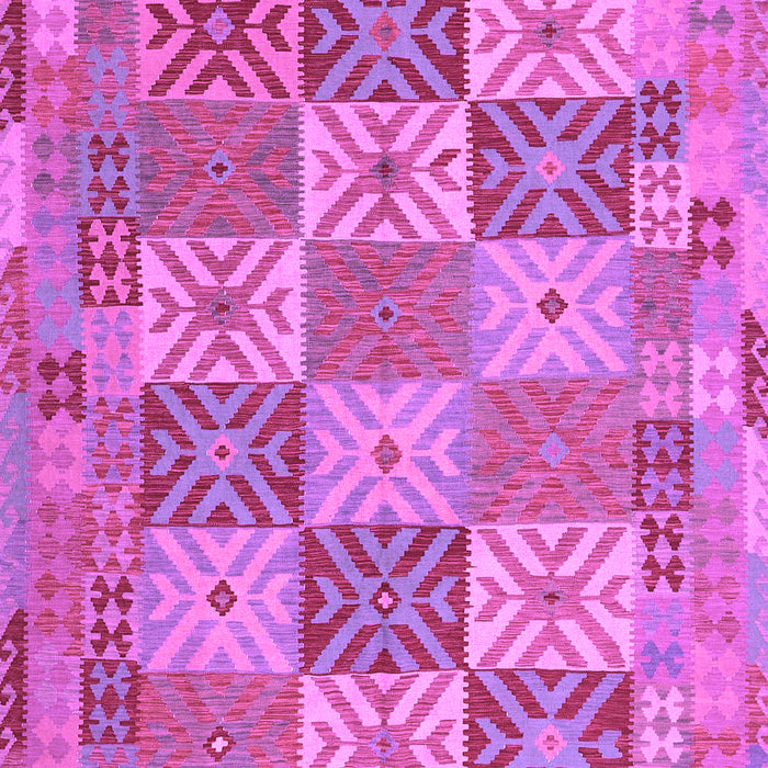 Machine Washable Southwestern Purple Country Area Rugs, wshcon2200pur