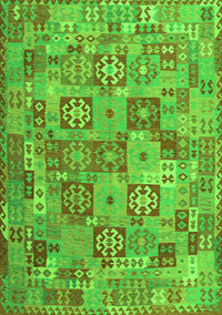 Southwestern Green Country Rug, con2201grn