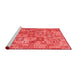 Country Red Washable Rugs