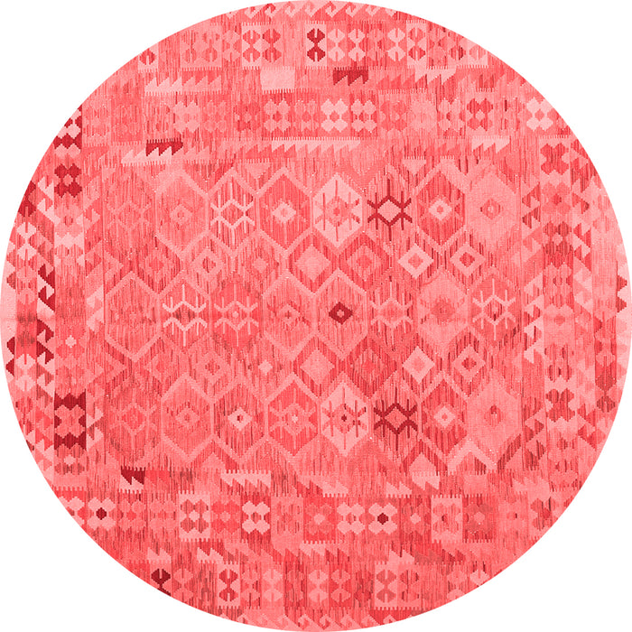 Abstract Red Contemporary Rug, con2202red