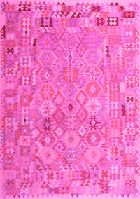 Abstract Pink Contemporary Rug, con2202pnk